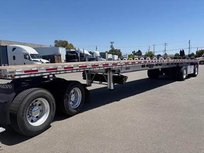 2020 East 48ft Flatbed Trailer - All Aluminum, Aluminum Floor, Spread Axle, Toolbox, Front Lift Axle