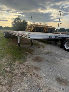 2019 East 48ft Flatbed Trailer - All Aluminum, Aluminum Floor, Spread Axle, Toolbox