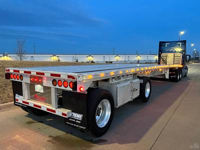 2022 Extreme Trailers 48ft Flatbed Trailer - All Aluminum, Aluminum Floor, Spread Axle, Toolboxes, Lift Axle, Coil Package