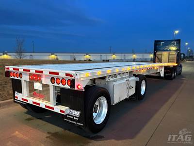 2022 Extreme Trailers 48ft Flatbed Trailer - All Aluminum, Aluminum Floor, Spread Axle, Toolboxes, Lift Axle, Coil Package
