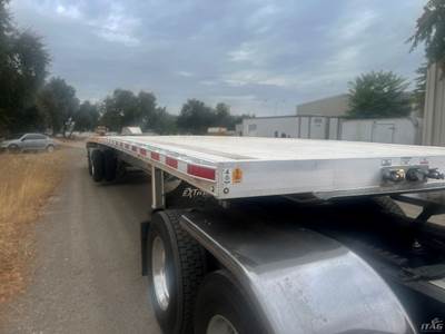 2024 Extreme Trailers 53ft Flatbed Trailer - All Aluminum, Aluminum Floor, Spread Axle, Toolbox, Dunnage Rack, Front Lift Axle