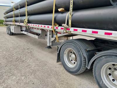 2024 Extreme Trailers 53ft Flatbed Trailer - All Aluminum, Aluminum Floor, Rear Sliding Axle, Toolbox, Tire Inflation System, Coil Package