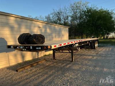 2022 Fontaine 48ft Flatbed Trailer - Combo, Aluminum Floor, Tandem Sliding Axle, Toolbox, Coil Package