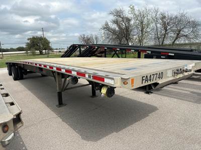 2022 Fontaine 53ft Flatbed Trailer - All Aluminum, Aluminum Floor, Spread Axle, Chain Pop-Ups, Tire Inflation System