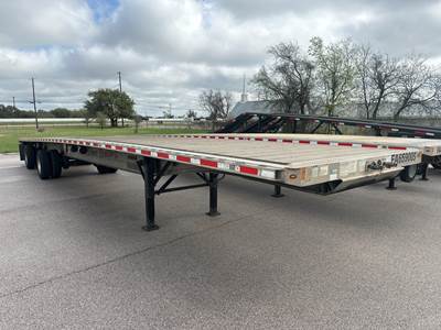 2014 Fontaine 53ft Flatbed Trailer - All Aluminum, Aluminum Floor, Spread Axle, Tire Inflation System