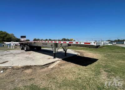 2023 Fontaine 53ft Flatbed Trailer - All Aluminum, Aluminum Floor, Spread Axle, Toolboxes, Dunnage Rack, Chain Pop-Ups, Tire Inflation System