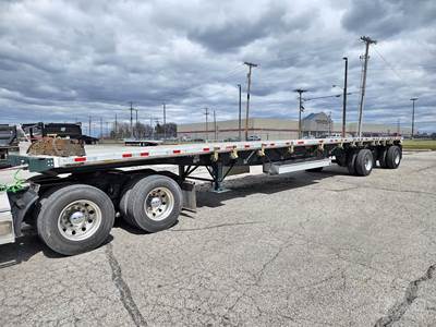 2020 Great Dane 48ft Flatbed Trailer - Combo, Aluminum Floor, Spread Axle, Dunnage Rack, Toolbox