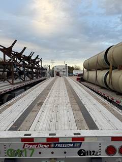 2019 Great Dane 48ft Flatbed Trailer - Combo, Aluminum Floor, Spread Axle, Air Ride Suspension, Toolbox