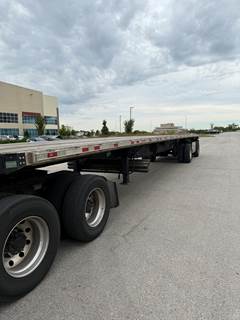 2019 Great Dane 48ft Flatbed Trailer - Combo, Aluminum Floor, Fixed Spread Axle, Air Ride Suspension, Toolbox