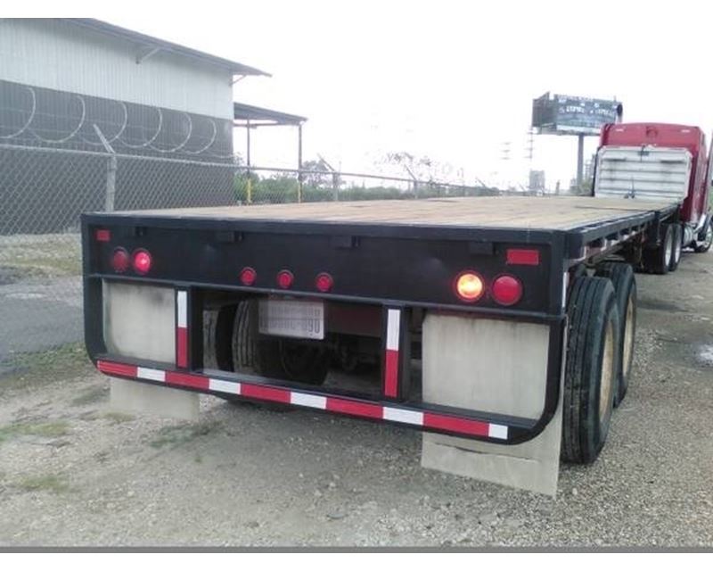 1997 Lufkin Flatbed Trailer 48x102, Sliding Axle For Sale Granbury
