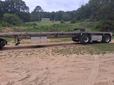2018 MAC Trailer 48ft Flatbed Trailer - All Aluminum, Aluminum Floor, Spread Axle, Toolbox, Lift Axle