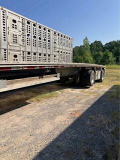 2020 Mac 48ft Flatbed Trailer - All Aluminum, Aluminum Floor, Spread Axle, Coil Package, Toolbox, Lift Axle