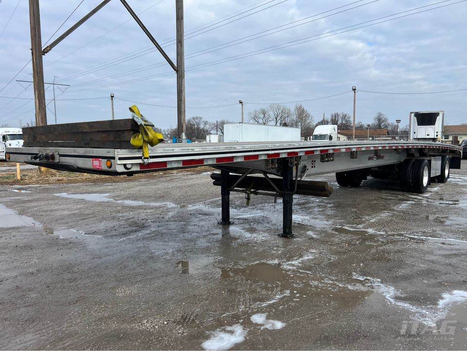 2020 MAC Trailer 53ft Flatbed Trailer All Aluminum, Aluminum Floor