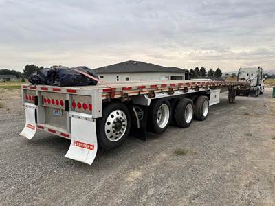 MAC Trailer 53x102 Quad Axle Axle Flatbed Trailer - Air Ride
