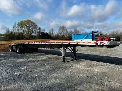 2023 Reitnouer 48ft Flatbed Trailer - All Aluminum, Aluminum Floor, Spread Axle, Toolbox, Dunnage Rack, Lift Axle