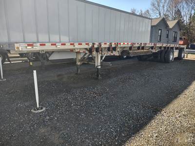 2019 Reitnouer 48ft Flatbed Trailer - All Aluminum, Aluminum Floor, Spread Axle, Toolbox, Dunnage Rack, Lift Axle