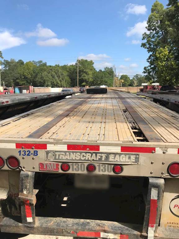 2000 Transcraft 48x102 Flatbed Trailer Combo, Aluminum Floor, Dunnage