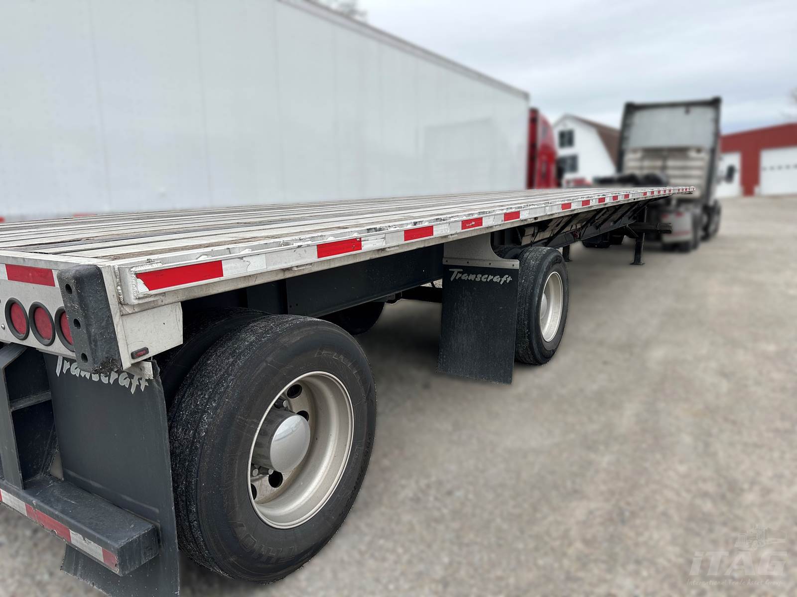 2017 Transcraft 48x102 Flatbed Trailer Combo, Aluminum Floor, Fixed