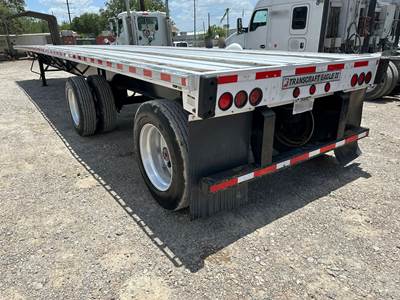 2016 Transcraft 48ft Flatbed Trailer - Combo, Aluminum Floor, Spread Axle, Toolbox