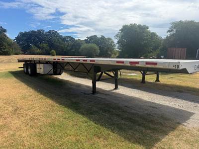 2023 Transcraft 48ft Flatbed Trailer - Combo, Aluminum Floor, Rear Sliding Axle, Toolbox