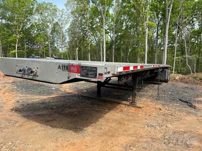 2020 Transcraft 53ft Flatbed Trailer - Combo, Aluminum Floor, Rear Sliding Axle, Toolbox