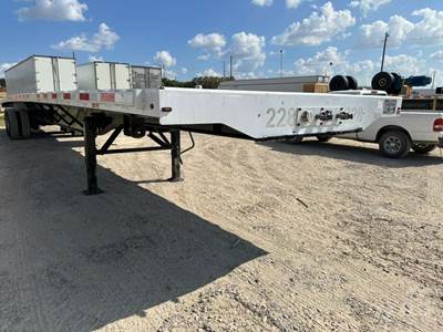 2020 Transcraft 53ft Flatbed Trailer - Combo, Aluminum Floor, Rear Sliding Axle, Toolbox