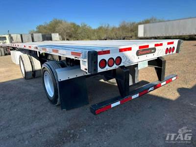 2020 Transcraft 53ft Flatbed Trailer - Combo, Aluminum Floor, Rear Sliding Axle, Toolbox