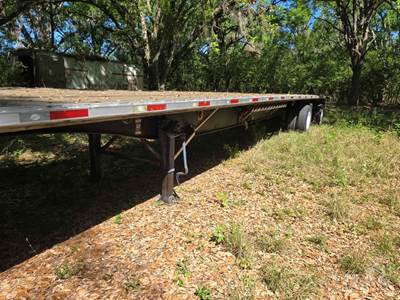 2018 UTILITY 48ft Flatbed Trailer - Combo, Aluminum Floor, Spread Axle, Air Ride Suspension