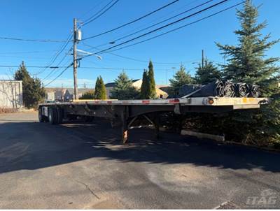 2018 UTILITY 48ft Flatbed Trailer - Combo, Aluminum Floor, Fixed Spread Axle, Toolbox