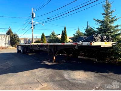 2018 Utility 48ft Flatbed Trailer - Combo, Aluminum Floor, Fixed Spread Axle, Air Ride