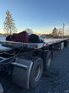 2025 UTILITY 53ft Flatbed Trailer - Combo, Aluminum Floor, Rear Sliding Axle, Toolbox