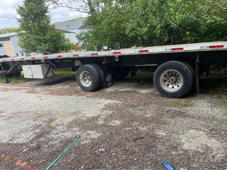 2020 UTILITY 53ft Flatbed Trailer Combo, Aluminum Floor, Fixed Spread
