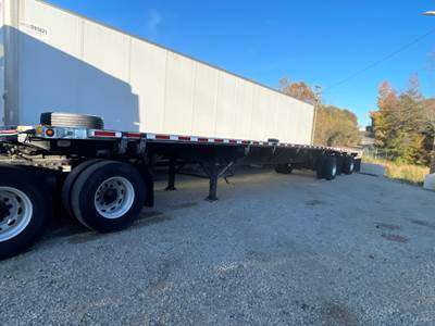 2019 UTILITY 53ft Flatbed Trailer - Combo, Aluminum Floor, Spread Axle, Toolboxes, Tire Inflation System