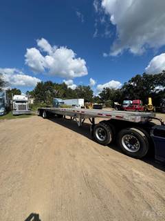 2023 Wabash 48ft Flatbed Trailer - All Aluminum, Aluminum Floor, Spread Axle, Toolbox