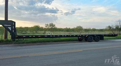 2024 STRYKER 40ft Gooseneck Trailer - 10,000 lb Axles, Pullout Ramps, Toolbox