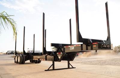 2026 TTSA Trailers 42ft Log Trailer - Steel Floor, Tandem Axle Spring Ride Suspension