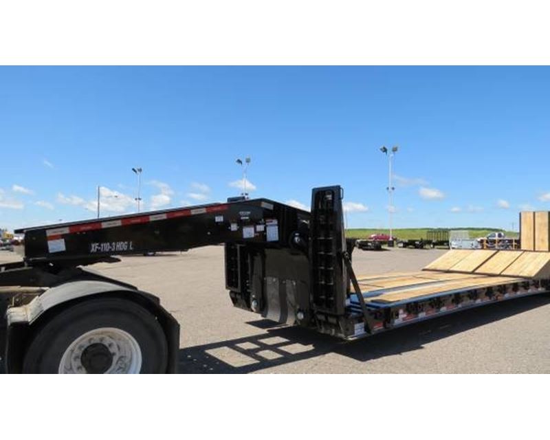 2016 Felling Lowboy Trailer 53x102, Tri Axle, Beavertail, Ramps ZX 2