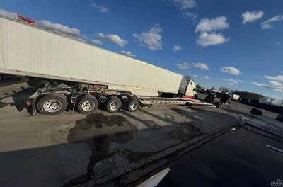Fontaine 58x102 Quad Axle Axle Extendable Lowboy Trailer - Air Ride