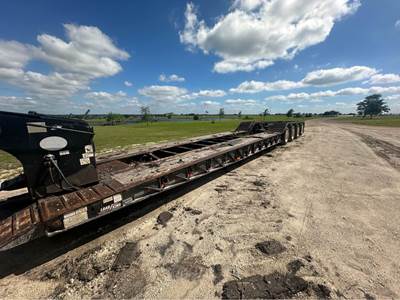 Load King 53ft Quad Axle Axle Lowboy Trailer - Air Ride