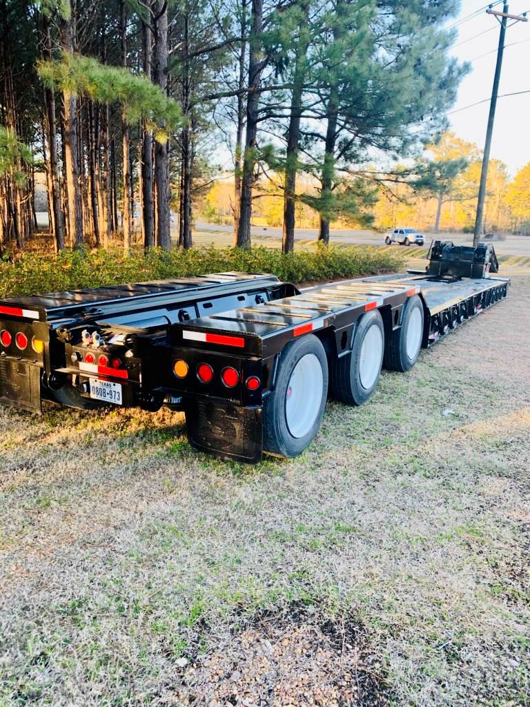 2014 Load King 53x102 Lowboy Trailer 55 Ton, 25ft Well, Hydraulic