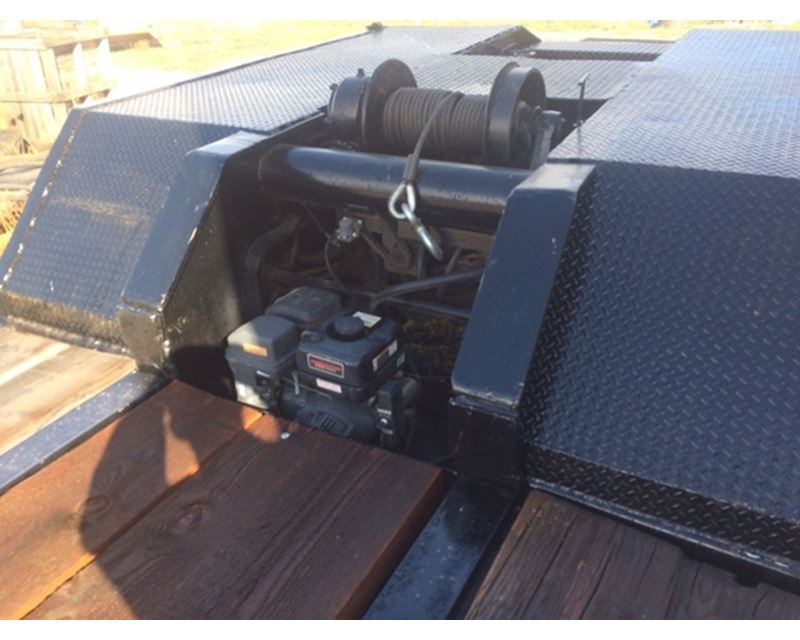 2000 North Star Lowboy Trailer 48x96, Closed Axle, Hydraulic Detach