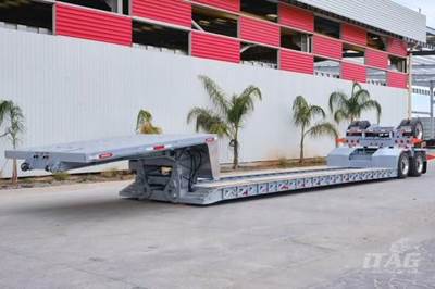2026 TTSA Trailers 40 Ton Double Drop Trailer - 30ft Well, Tri-Axle, Mechanical Detach, Outriggers, Flip Axle