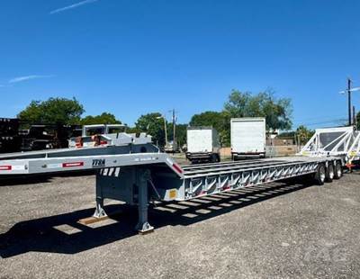 TTSA Trailers 53x102 Tri-Axle Axle Lowboy Trailer - Air Ride