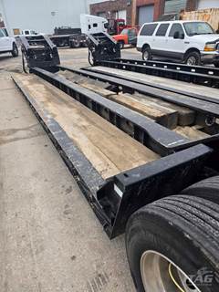 2021 Trail King 55 Ton Lowboy Trailer - 26ft Well, Tri-Axle, Hydraulic Detach, Non-Ground Bearing, Lift Axle, Tire Inflation System, Outriggers