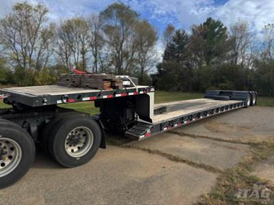 2025 XL Specialized 40 Ton Lowboy Trailer - 29ft Well, Mechanical Detach, Tandem Axle, Outriggers