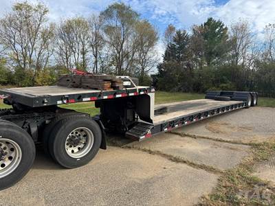 2025 XL Specialized 40 Ton Lowboy Trailer - 29ft Well, Mechanical Detach, Tandem Axle, Outriggers