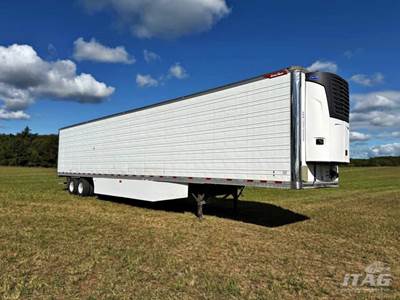 2018 Great Dane 53ft Reefer Trailer - 10,000 Hrs, Carrier X4 7300 Unit, Air Ride, Swing Doors, Side Skirts