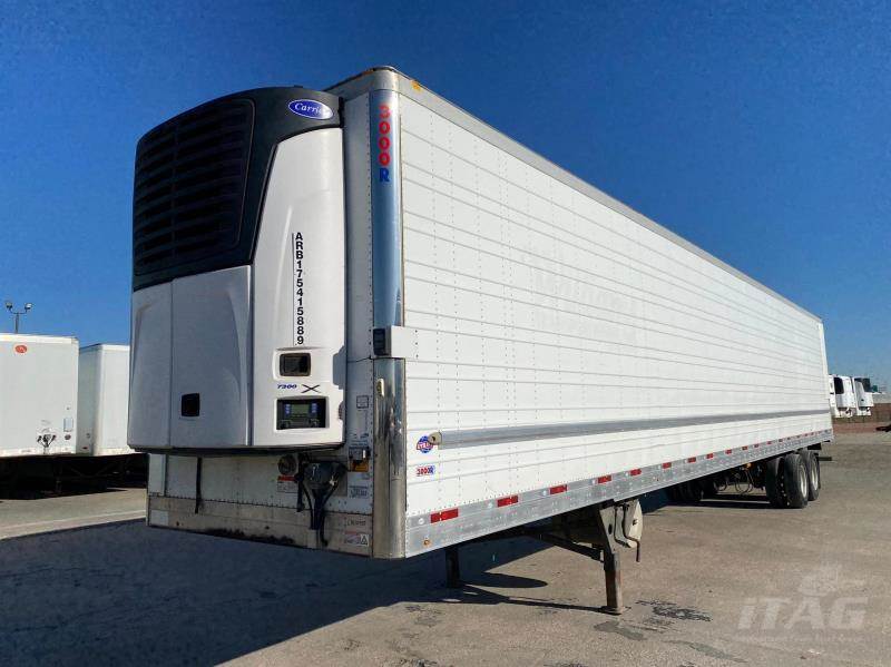 2017 UTILITY 53ft Reefer Trailer 11,500 Hrs, X 4 7300 Carrier Unit, Air Ride, Swing Doors
