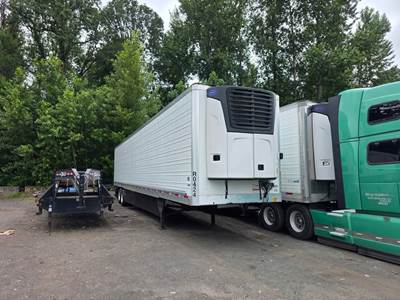 2024 Utility 53ft Reefer Trailer - 6,800 Hrs, Carrier 7500 X4 Unit, Air Ride, Swing Doors, Side Skirts