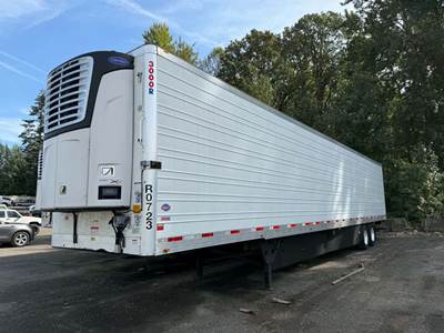 2023 Utility 53ft Reefer Trailer - 14,700 Hrs, Carrier X4 7500 Unit, Air Ride, Swing Doors, Side Skirts, Weight Scale